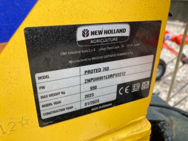 NEW HOLLAND PROTED 760 TEDDER - Image 2