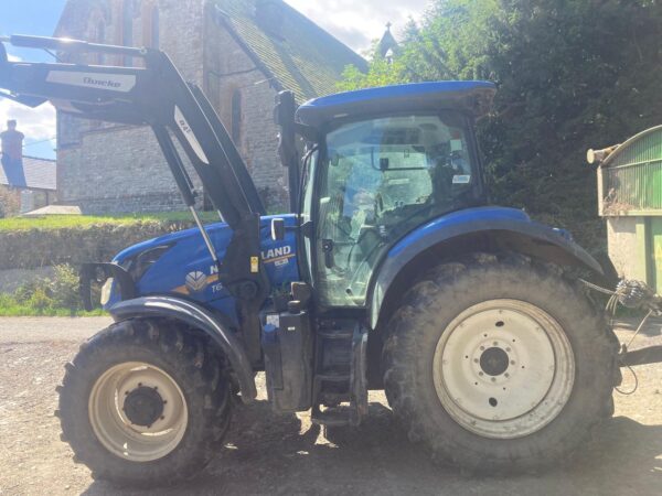 NEW HOLLAND T6.145 EC & QUICKE Q4S LOADER - Image 3